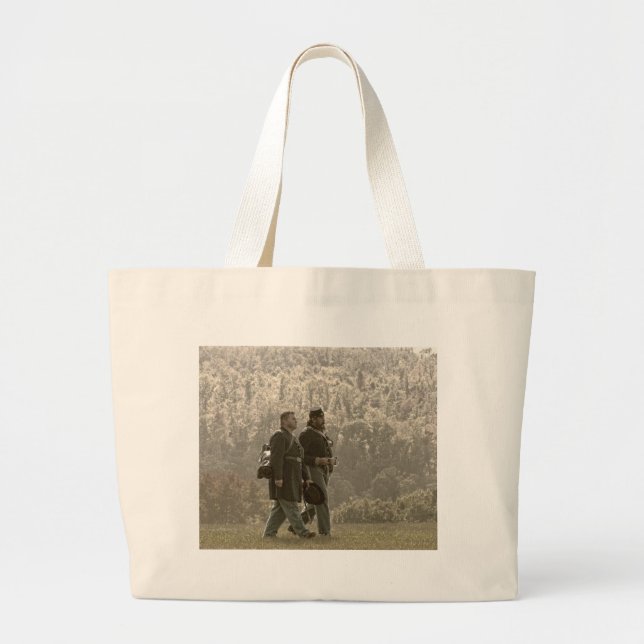After a Long Battle Large Tote Bag (Front)