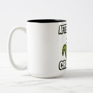 after a while crocodile alligator Two-Tone coffee mug