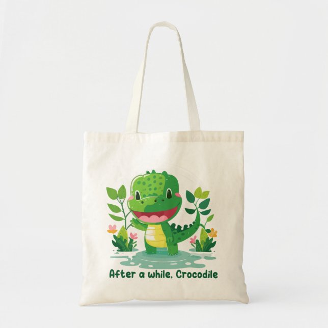 After a while, Crocodile Tote Bag (Front)