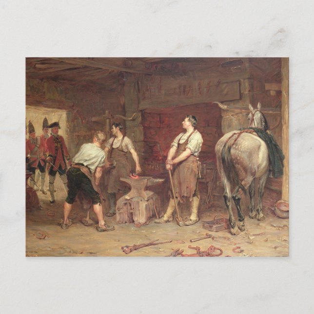 After Culloden: Rebel Hunting (oil on canvas) Postcard (Front)