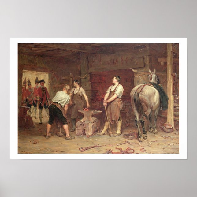 After Culloden: Rebel Hunting (oil on canvas) Poster (Front)