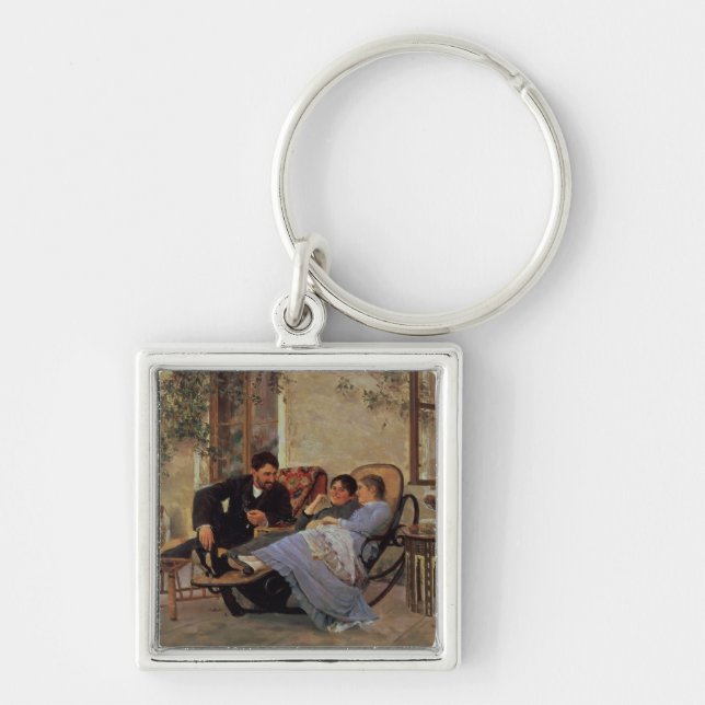 After Dinner, 1888 Key Ring (Front)