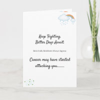 After Every Rain Comes a Rainbow– Beat Cancer Card