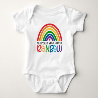 After Every Storm Comes A Rainbow - Child Loss Baby Bodysuit