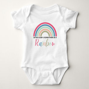 After Every Storm, There is a Rainbow Cute Rainbow Baby Bodysuit