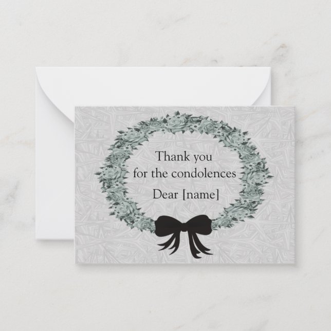 After Funeral Thank You Card (Front)