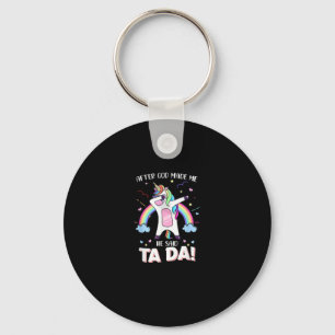 After God made me he said tada Unicorn T-Shirt Key Ring