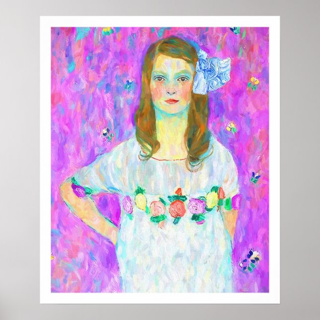 After Klimt - Portrait of Mada Poster (Front)