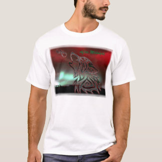 After Midnight White Blur Border T Shirt