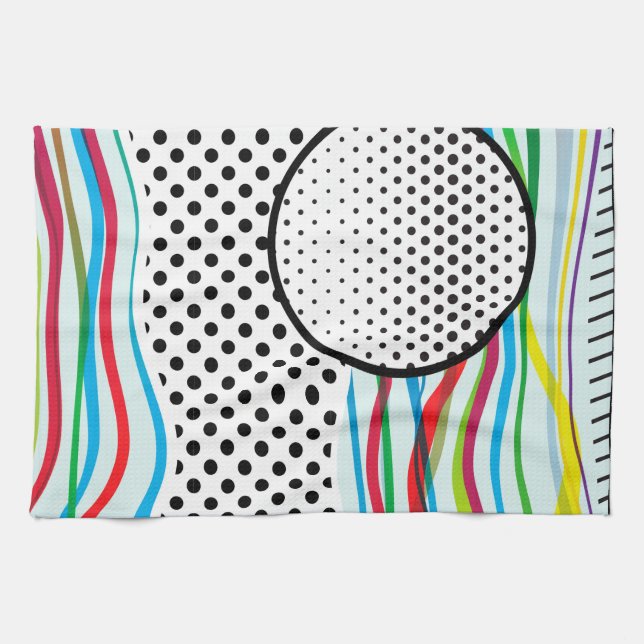 After Morris and POP Chiffon Scarf Tea Towel (Horizontal)