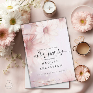 After Party Blush Pink Daisy Enclosure Card