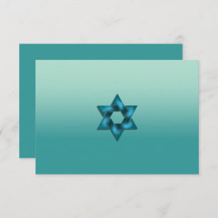 After Party Teal Ombre with Star Invitation