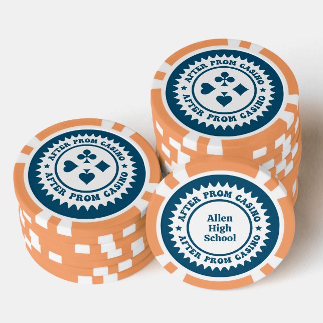 After Prom Custom Poker Chips (Stack)