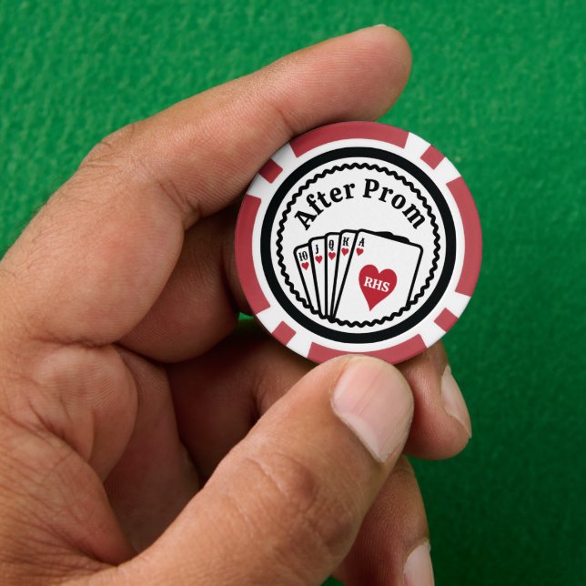 After Prom Custom Poker Chips (Hand)