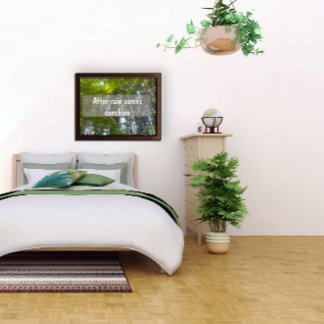 After rain comes sunshine Inspirational poster