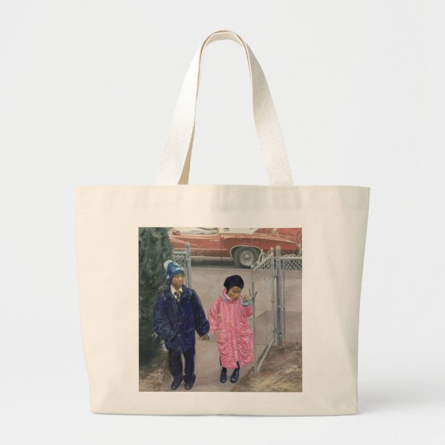 After School 1991 Large Tote Bag (Front)