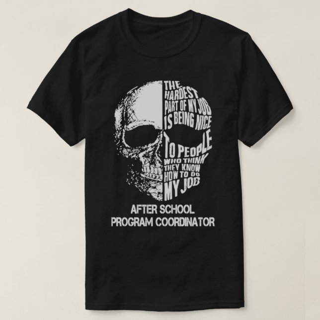 After School Program Coordinator T-Shirt (Design Front)
