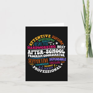 After School Program Coordinator Week Back To Scho
