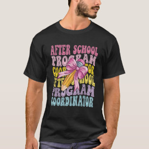 After School Program Coordinator Youth Mentor Back T-Shirt