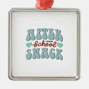 After School Snack Metal Ornament