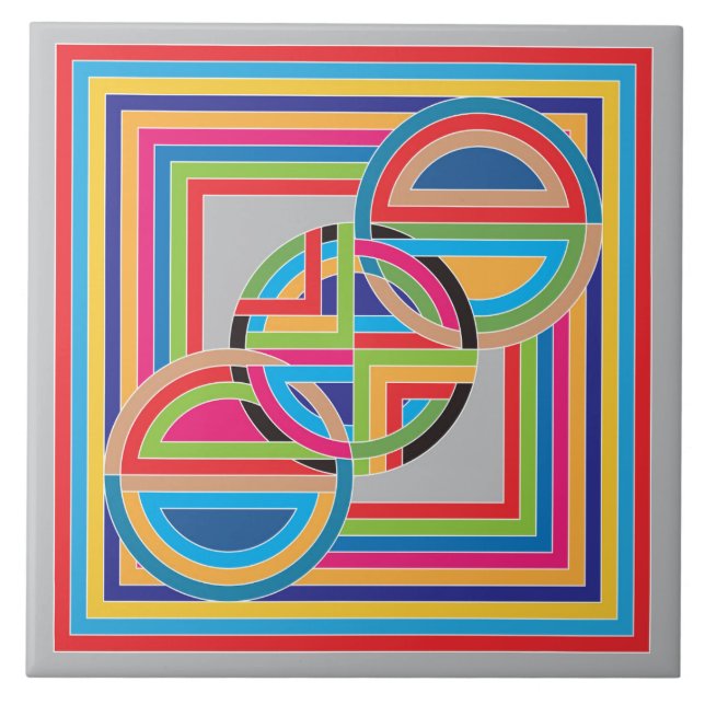 After Stella Design-1 Ceramic Tile (Front)