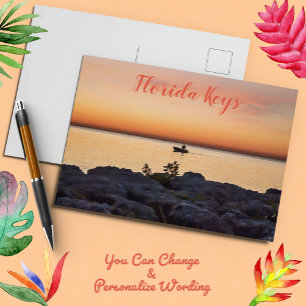 After Sunset Key West Florida Postcard
