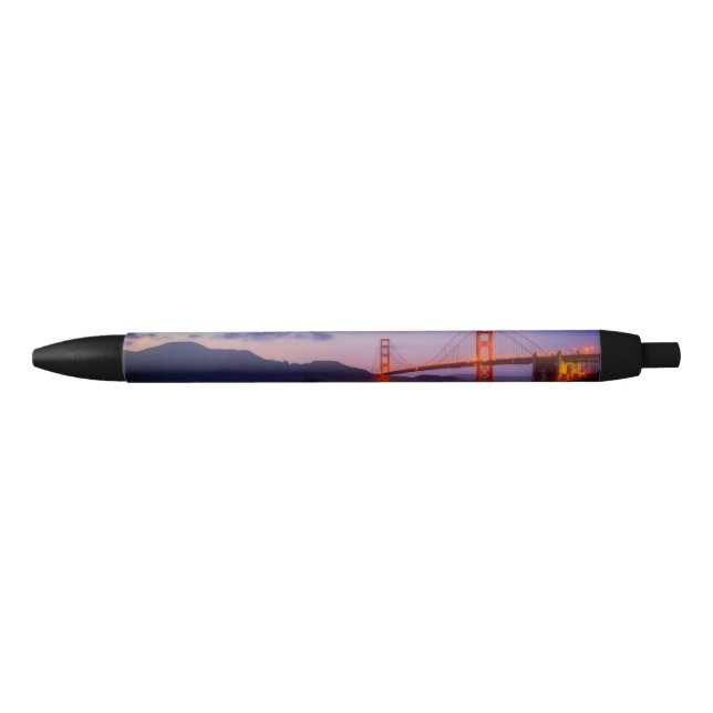 After sunset out at Baker Beach Black Ink Pen (Front)