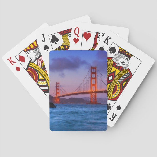 After sunset out at Baker Beach Playing Cards (Back)