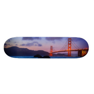 After sunset out at Baker Beach Skateboard