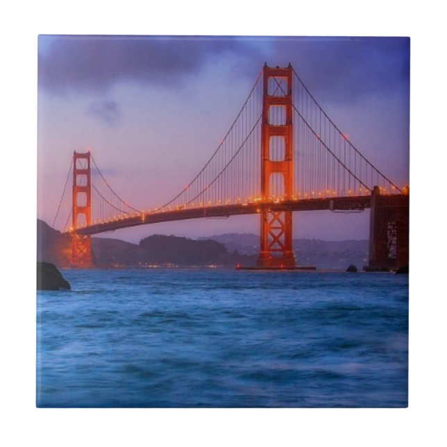 After sunset out at Baker Beach Tile (Front)