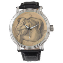 After the Bath Woman Drying Hair by Edgar Degas