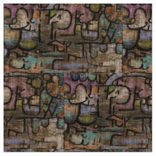 After The Flood by Paul Klee Fabric