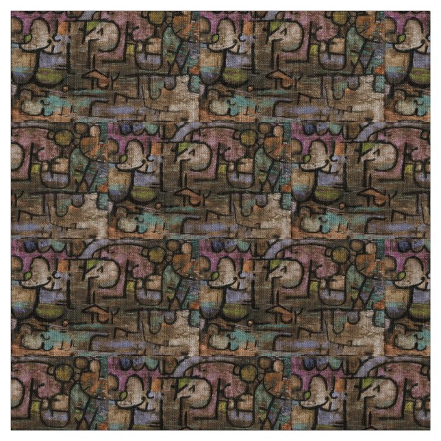 After The Flood by Paul Klee Fabric (Swatch)
