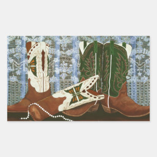 After the Rodeo Dance ~ Rectangular Sticker