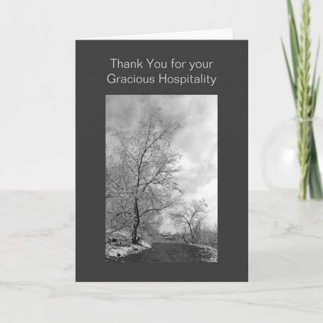 After the Snow Template Thank You (Front)