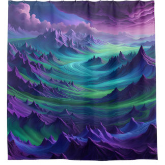 After The Storm, Colour Remains – Abstract Shower Curtain