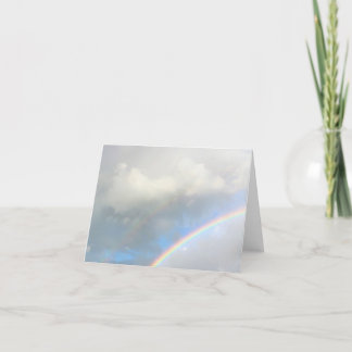 After the Storm Rainbow  Holiday Card