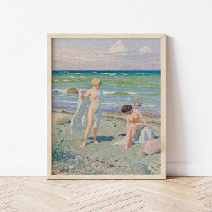 After the Swim   Paul Fischer Poster