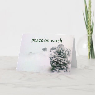 After the Winter Blizzard -  Minimalist Style Holiday Card