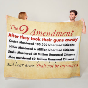 AFTER THEY TOOK AWAY THEIR ARMS FLEECE BLANKET