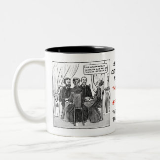 AFTER-WORDS Series - Conan Doyle, Spiritualist Two-Tone Coffee Mug
