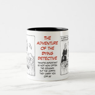 AFTER-WORDS Series DYIN Two-Tone Coffee Mug