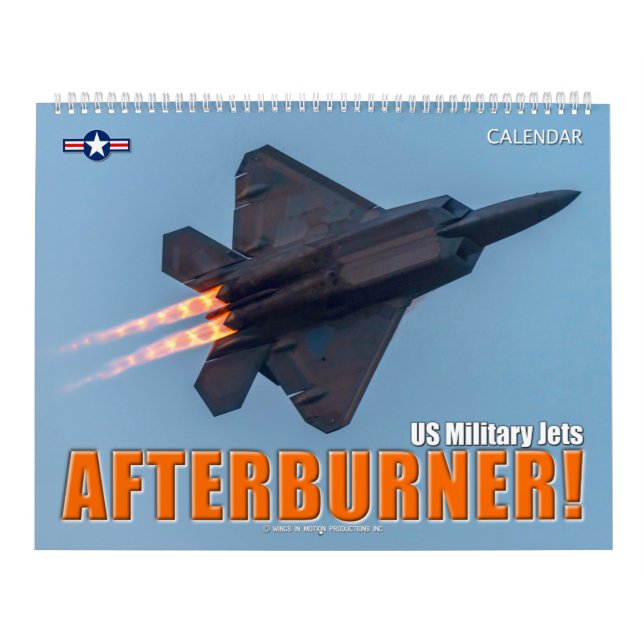 AFTERBURNER! – US Military Jets Calendar (Cover)