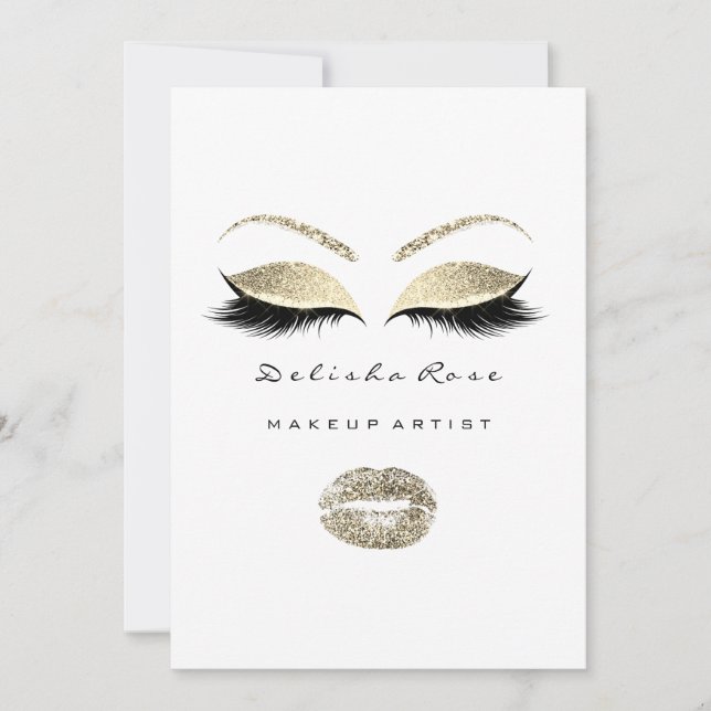 Aftercare Instructions Black White Glitter Gold (Front)