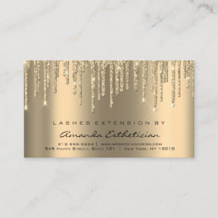 Aftercare Instructions Lash Extension Sparkl Drips Business Card