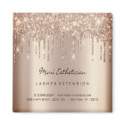 Aftercare Instructions Lash Rose Gold Drips VIP