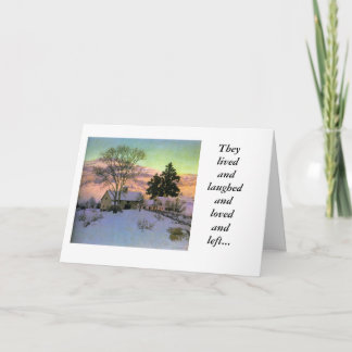 Afterglow,1947,Oil on canvas, They lived and la... Card