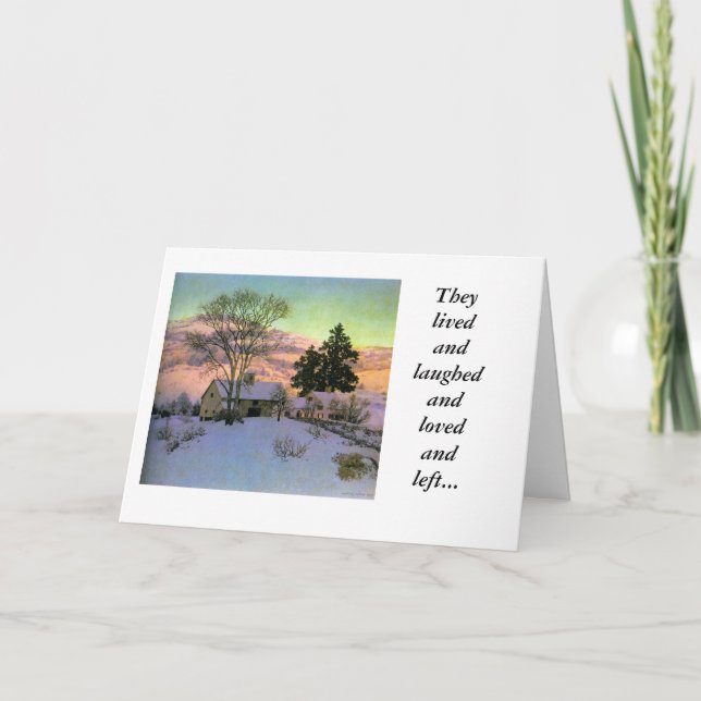 Afterglow,1947,Oil on canvas, They lived and la... Card (Front)