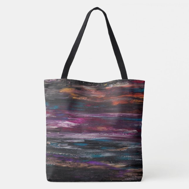 Afterglow Abstract Tote (Back)
