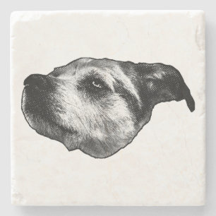 Afterglow Dot Sip — Terrier Stone Coaster
